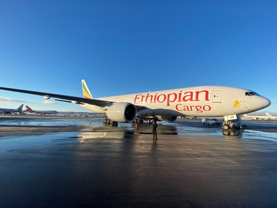 埃塞俄比亚货运公司推出从仁川经安克雷奇到亚特兰大的跨太平洋货运航班服务